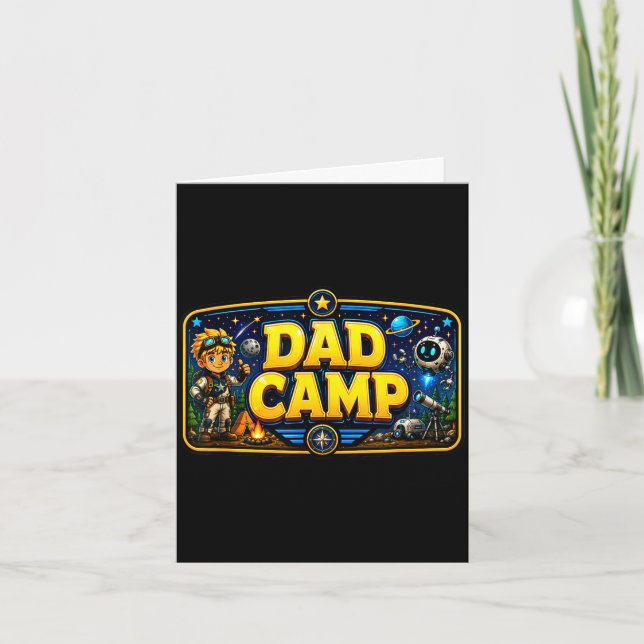 Dad camp  card (Front)