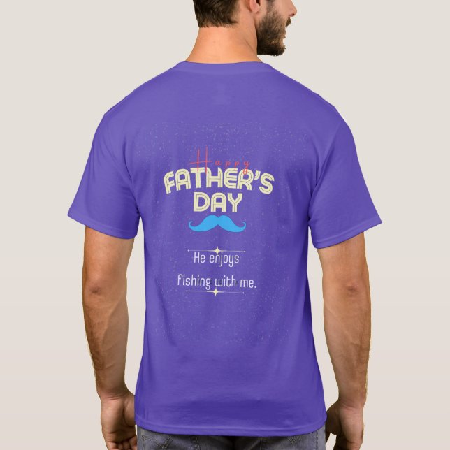 Dad: Captain of the Dad Crew T-Shirt (Back)