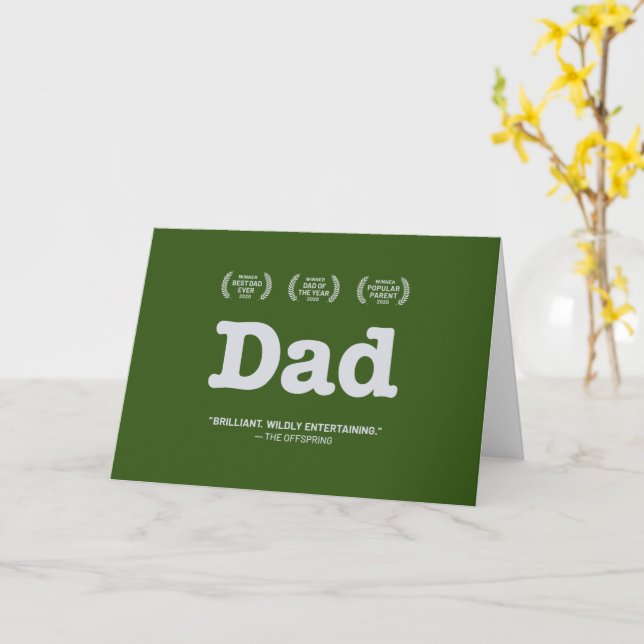 Dad Card (Yellow Flower)