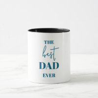 Dad & Child Mug – Heart Frame Best Dad Ever
