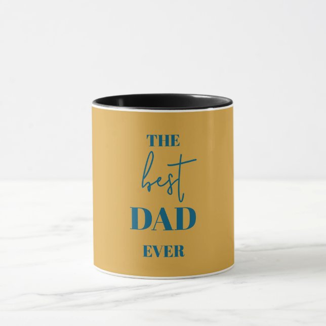 Dad & Child Mug – Heart Frame Best Dad Ever (Center)