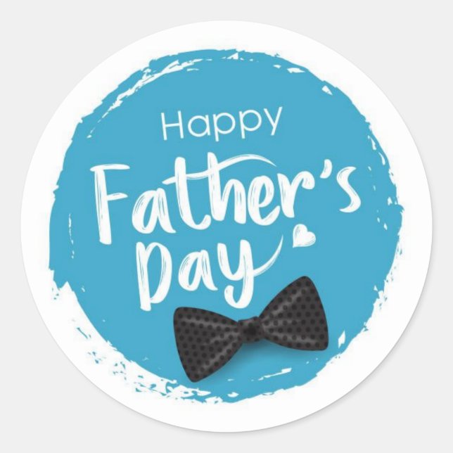 DAD CLASSIC ROUND STICKER (Front)