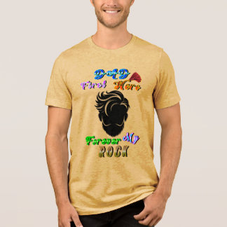 Dad Clothes First Hero Forever My Rock Tri-Blend Shirt