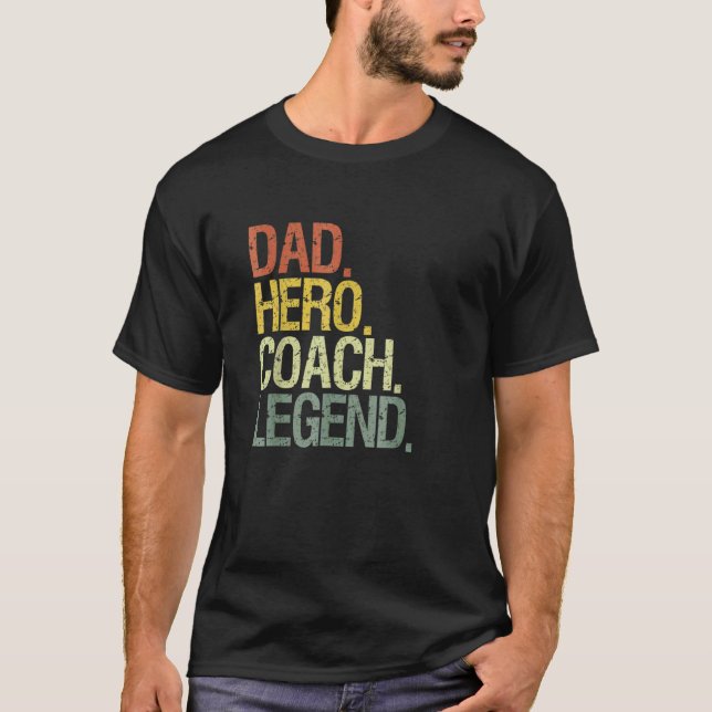 Dad Coach Fathersday T-Shirt (Front)