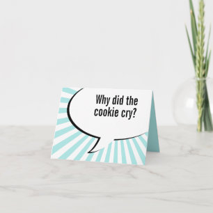 dad cookie joke card