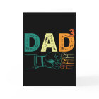 Dad Cubed Dad Of Three Mens Quote Funny Christmas 