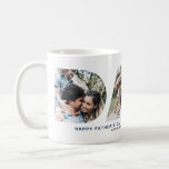 DAD Cutout Photo Collage Happy Father's Day Mug<br><div class="desc">DAD Cutout Photo Collage Happy Father's Day Mug. Customizable mug featuring DAD typography cutout and three photo collage. The texts are fully customizable. Perfect for Father's day and dad's birthdays.</div>