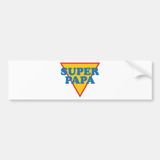 Dad / Daddy / Papa / Vati / Pappa Bumper Sticker (Front)
