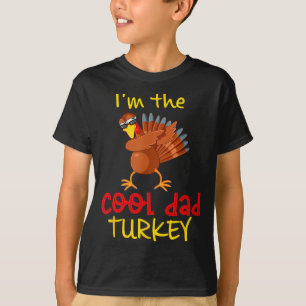 Dad Daddy Turkey Matching Family Group Thanksgivin T-Shirt