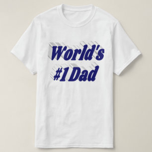 Dad dark blue text T-Shirt