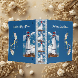 Dad Daughter Bonding Lighthouse Father's Day Album Binder