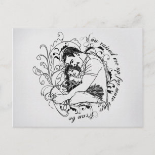 Dad & Daughter Postcard