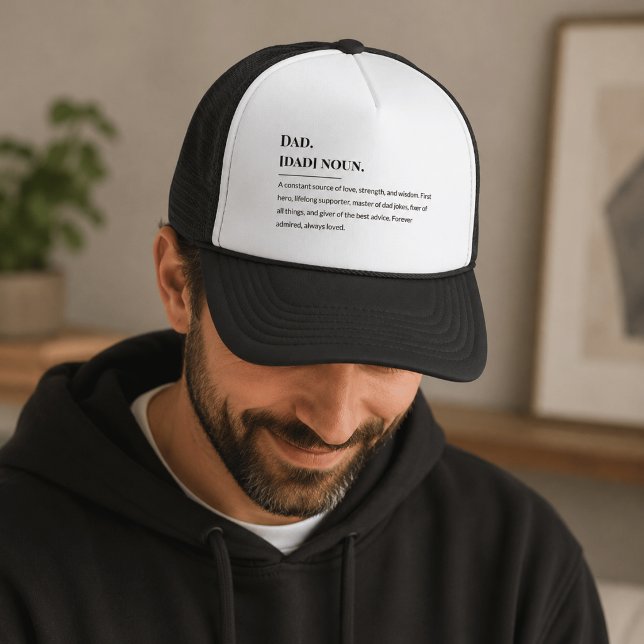 Dad Definition – Classic Father’s Day 🧢💙 Trucker Hat (Creator Uploaded)