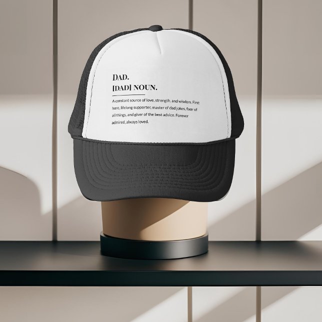 Dad Definition – Classic Father’s Day 🧢💙 Trucker Hat (Creator Uploaded)