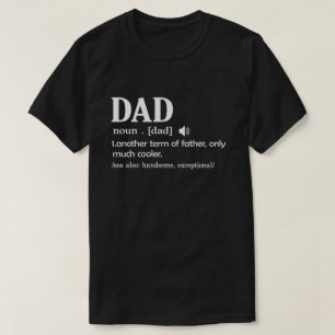 Dad Definition Funny Meaning Cool Grandpa Gift  T-Shirt