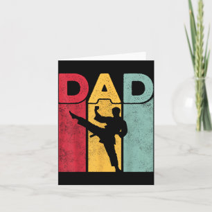 Dad Design - Fathers Day Martial Arts Taekwondo Card