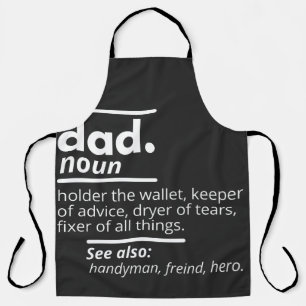 Dad Dictionary Definition - Funny Fathers Day Gift Apron