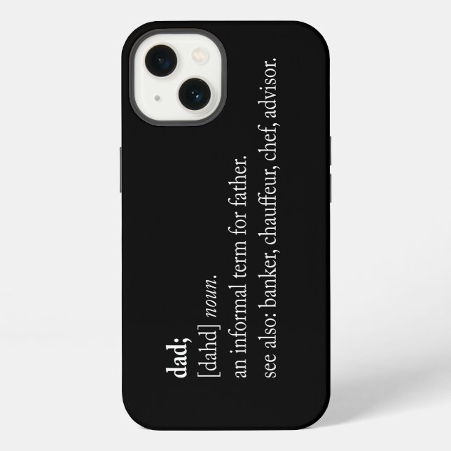 Dad - Dictionary Definition iPhone Case (Back)