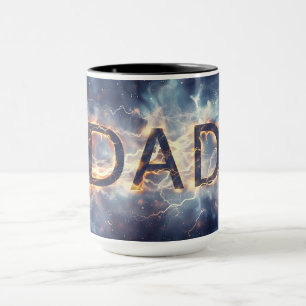 "Dad" Digital Art Mug