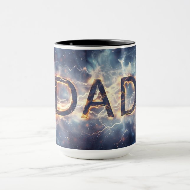 "Dad" Digital Art Mug (Center)