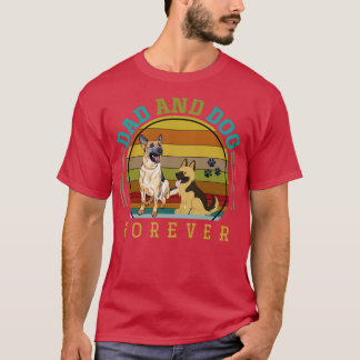 Dad Dog Lover Fathers Day Gift German Shepherd T-Shirt