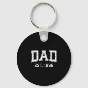 Dad Est 1998 Dad D Fathers Day Ized Keychain