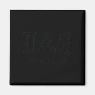 Dad Est 2022 D Fathers Day New Dad Husband  Magnet