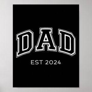 Dad Est. 2024 Daddy Expect Ba Poster