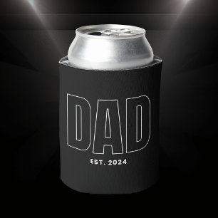 Dad Est 2024 for Expectant fathers Can Cooler