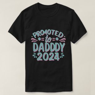 dad est 2024, Promoted To Daddy Est. 2024 T-Shirt