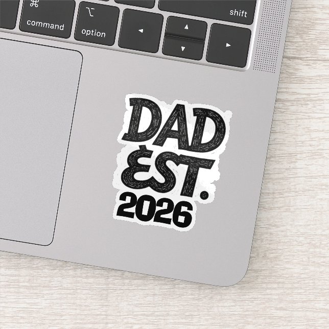 Dad Est 2026 Proud Father Since (Detail)