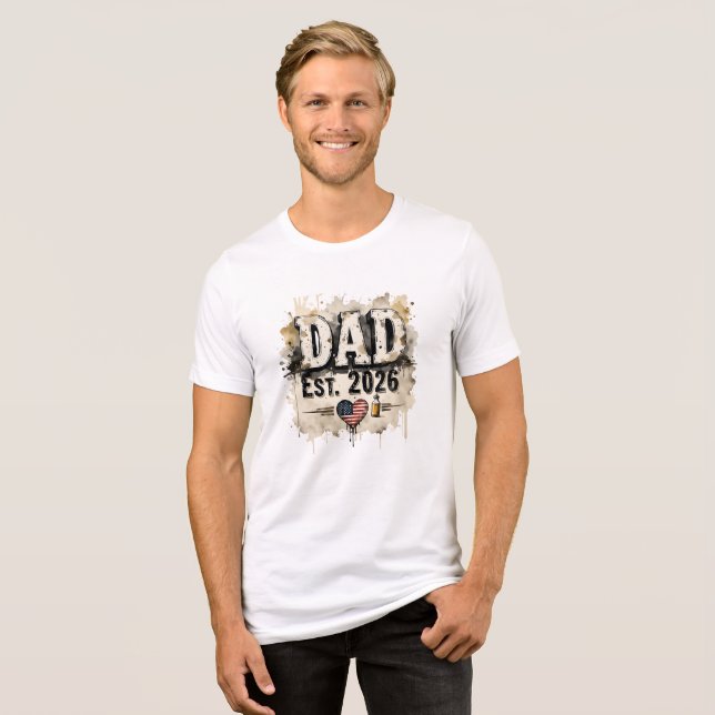 Dad Est 2026 Tshirt (Front Full)