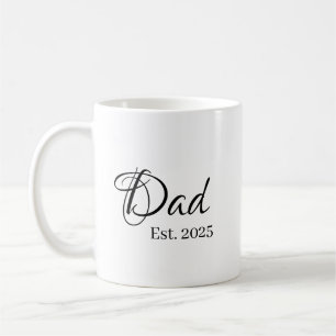 Dad Est. Year – Established Father Milestone Coffee Mug
