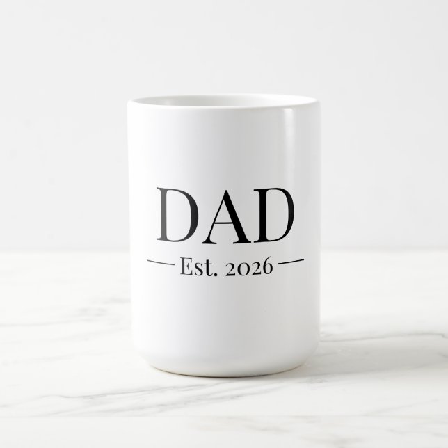 Dad Established 2026 Coffee Mug (Center)