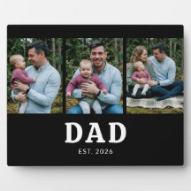Dad Established Bold Modern Black 3 Photo
