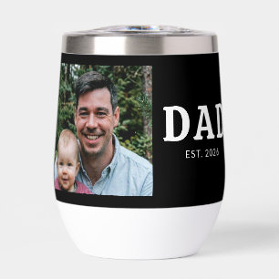 Dad Established Bold Modern Black Photo