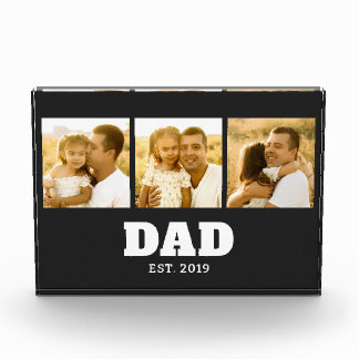 Dad Established Bold Text Black 3 Photo