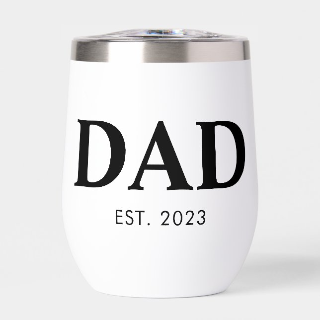 Dad Established Minimal Simple Text Est Year (Avant)