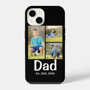 Dad Established Modern 3 Photo iPhone 14 Case