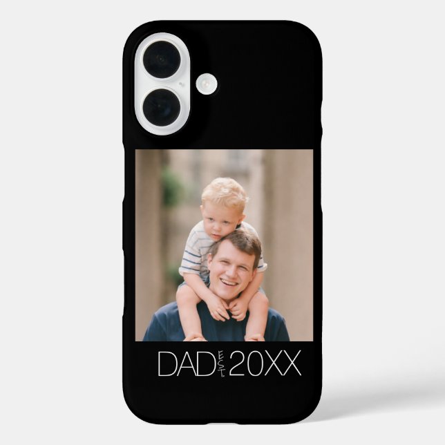 Dad Established Modern Photo   Case-Mate iPhone Case (Back)