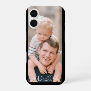 Dad Established Modern Photo iPhone 16 Case