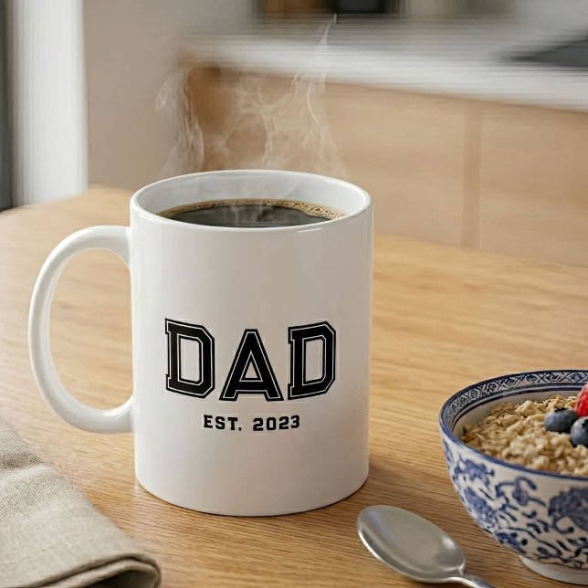 Dad Established New Dad Gift Coffee Mug (Creator Uploaded)