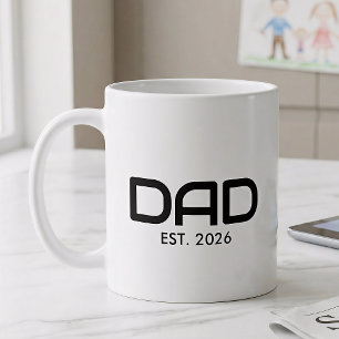 Dad Established New Dad Gift  Coffee Mug