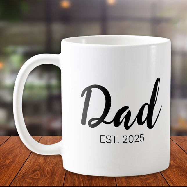 Dad Established New Dad Gift  Coffee Mug (Creator Uploaded)