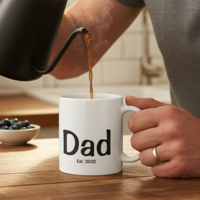 Dad  Established New Dad Gift  Coffee Mug (Creator Uploaded)