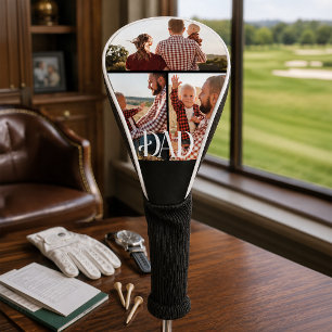Dad Established Personalized Family Photo Golf Head Cover