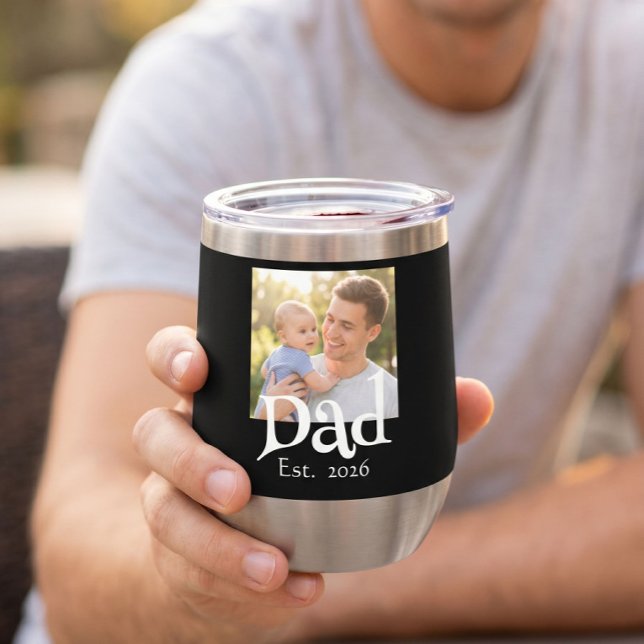 Dad Established Photo Black Fun Bold Simple (Creator Uploaded)