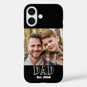 Dad Established Photo iPhone 16 Case