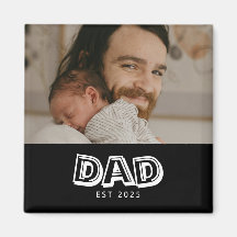 Dad Established Photo Gift