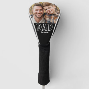 Dad Established Photo  Golf Head Cover